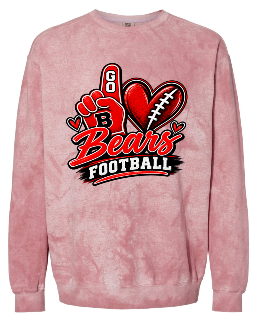 Crew Neck - Red Smoke - Foam
