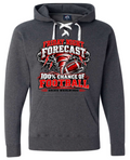 Hoodie lace - Charcoal - Forecast