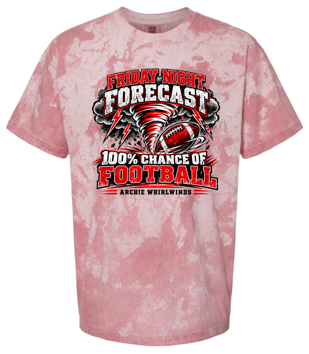 T-Shirt - Red Smoke - Forecast