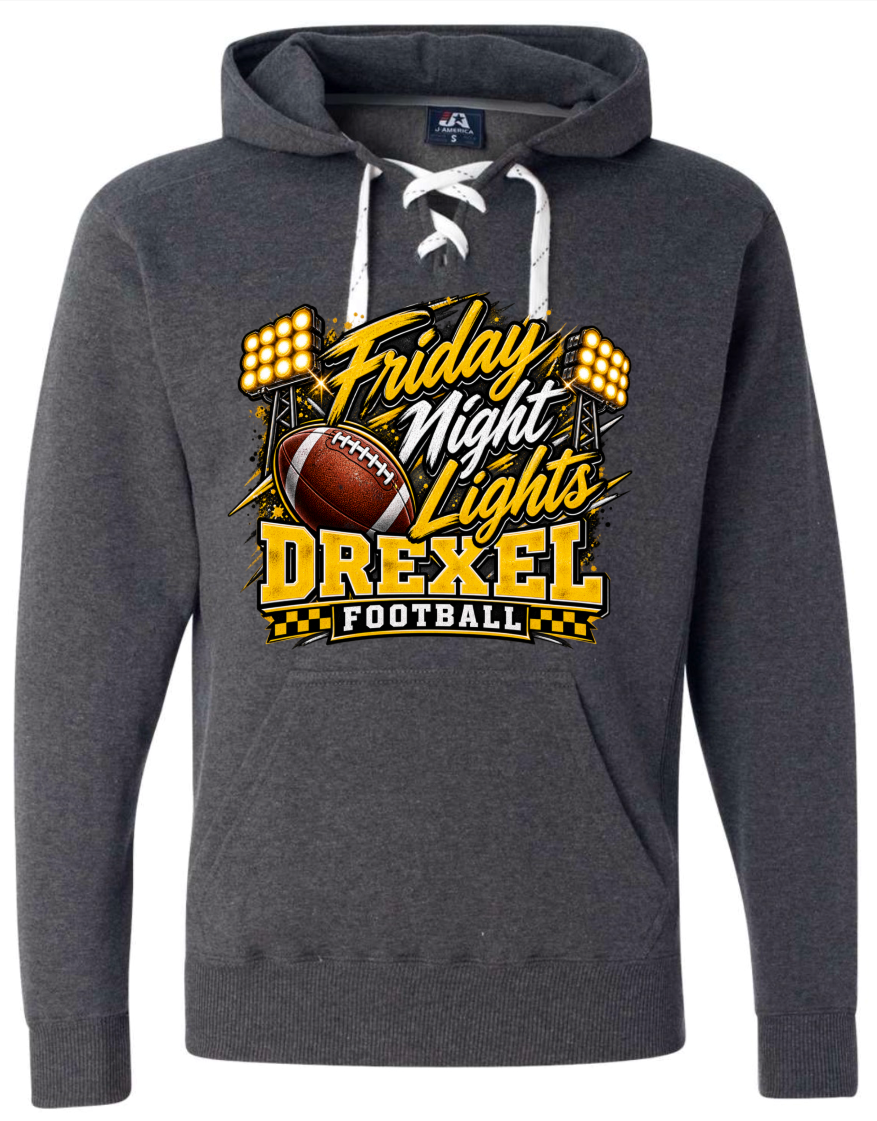Hoodie lace - Charcoal - Friday Night Lights