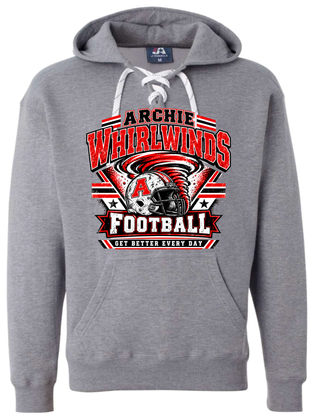 Hoodie lace - Sport Grey - GBED