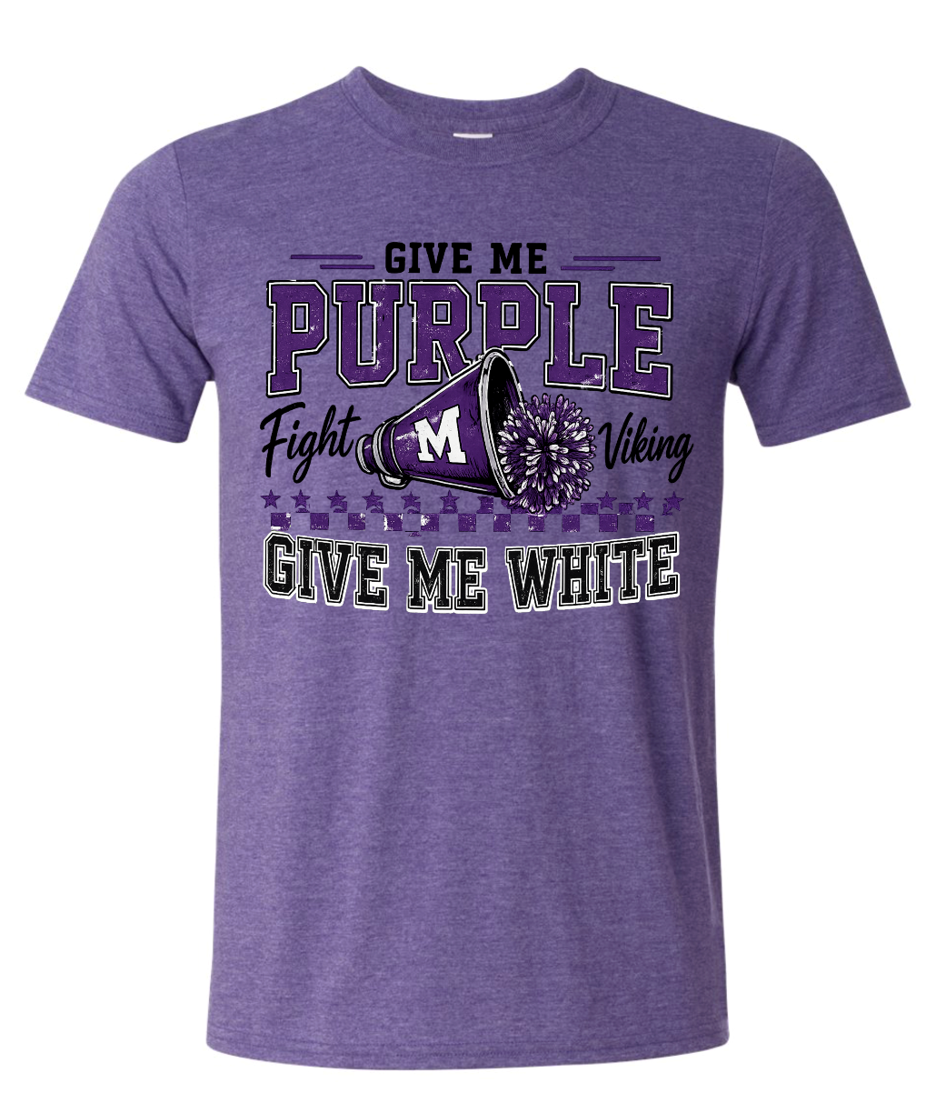 T-Shirt - Heather Purple - GMP Megaphone