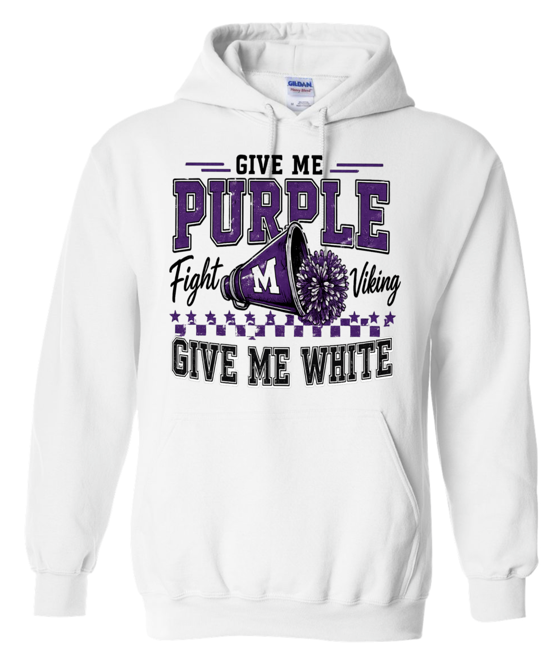 Hoodie - White - GMP Megaphone