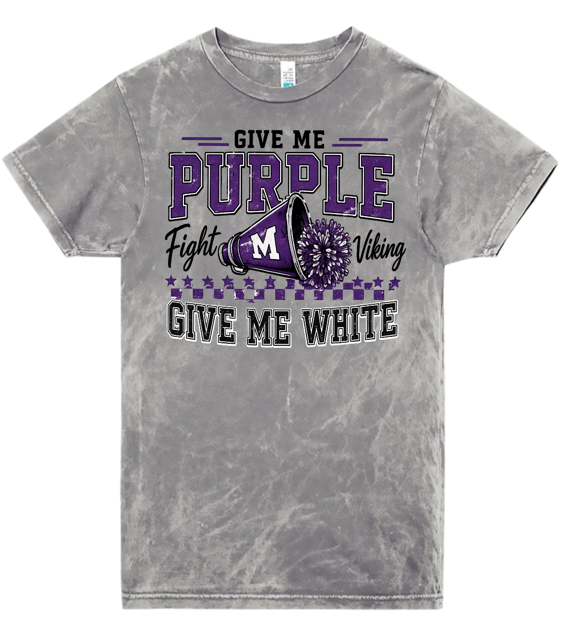 T-Shirt - Silver Acid - GMP Megaphone
