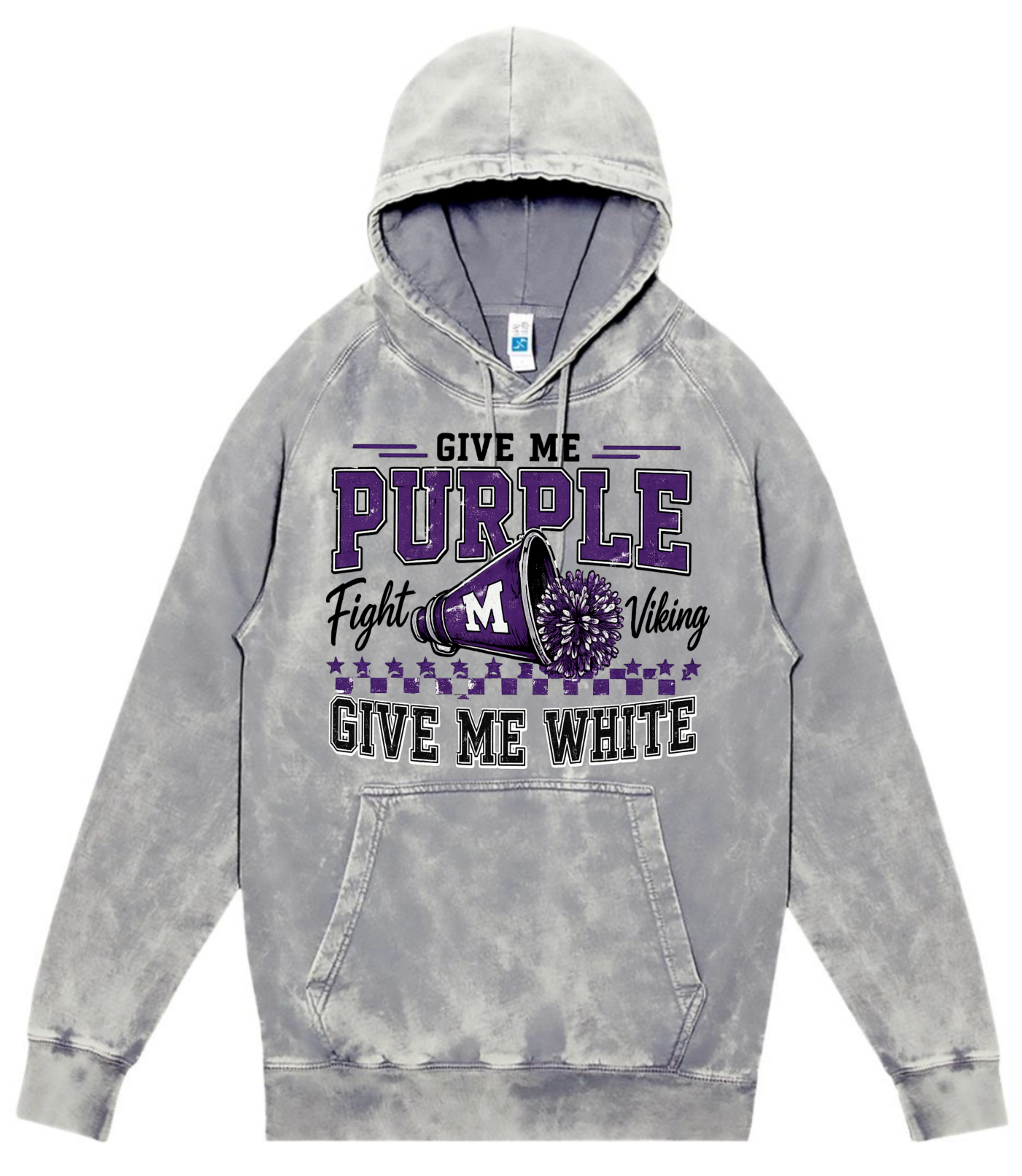 Hoodie - Silver Acid - GMP Megaphone