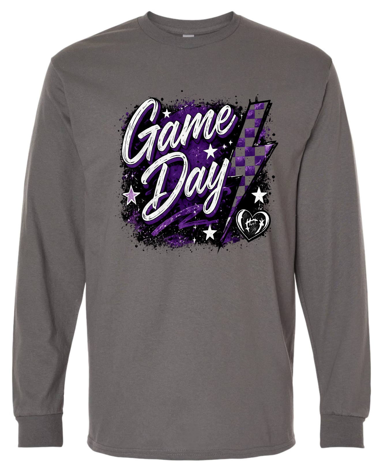 Long Sleeve - Charcoal - Game Day