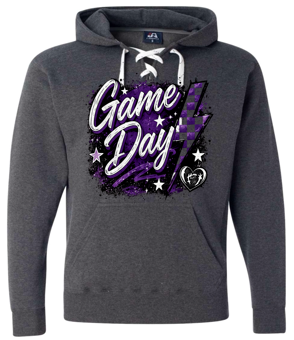 Hoodie lace - Charcoal - Game Day