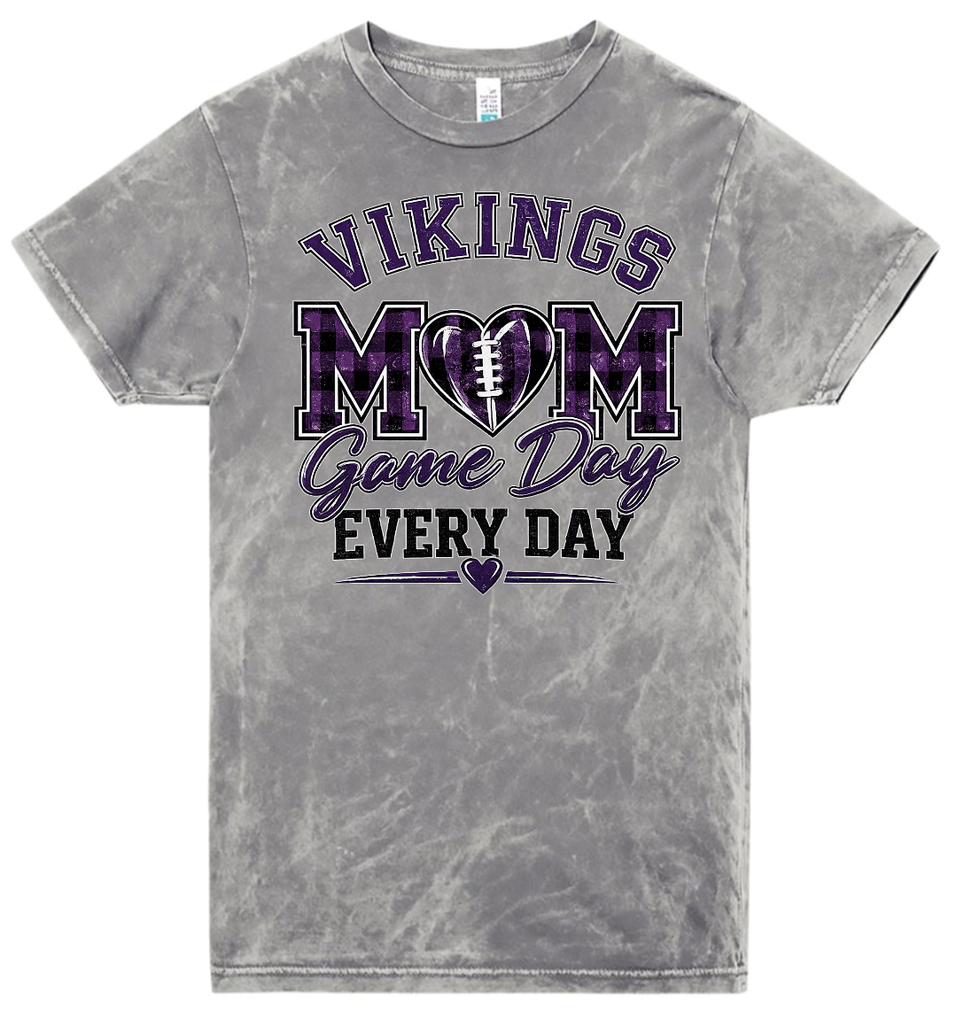 T-Shirt - Silver Acid - Game Day Mom