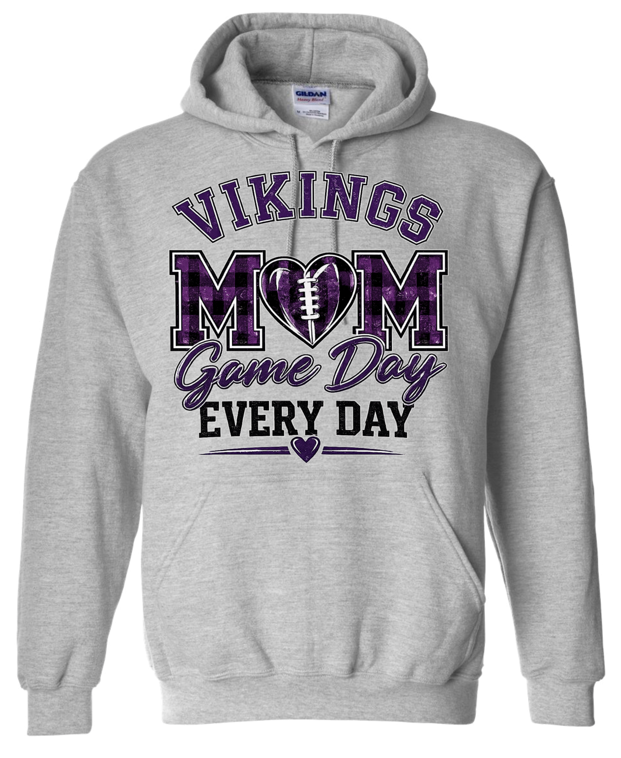 Hoodie - Sport Grey - Game Day Mom