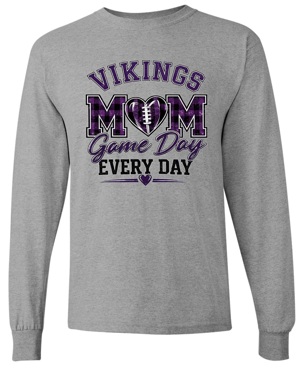 Long Sleeve - Sport Grey - Game Day Mom