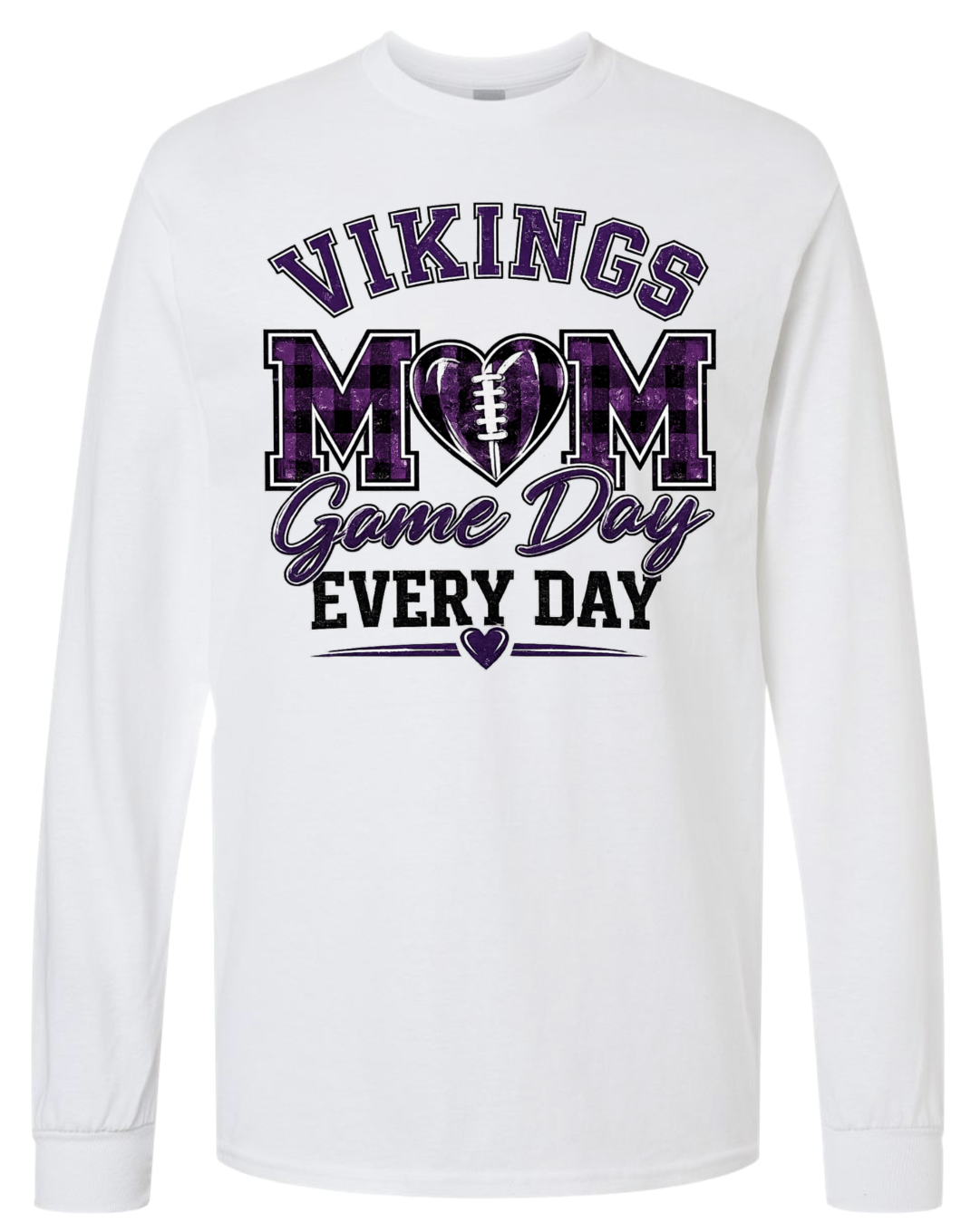 Long Sleeve - White - Game Day Mom