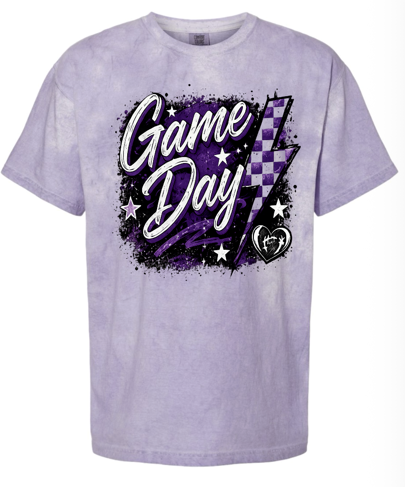 T=Shirt - Purple Smoke - Game Day