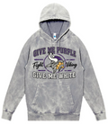 Hoodie - Silver Acid - Give Me Purple