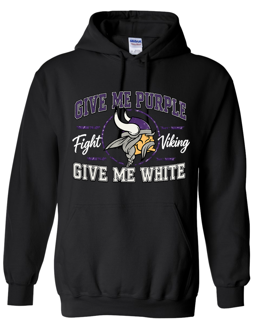 Hoodie - Black - Give Me Purple