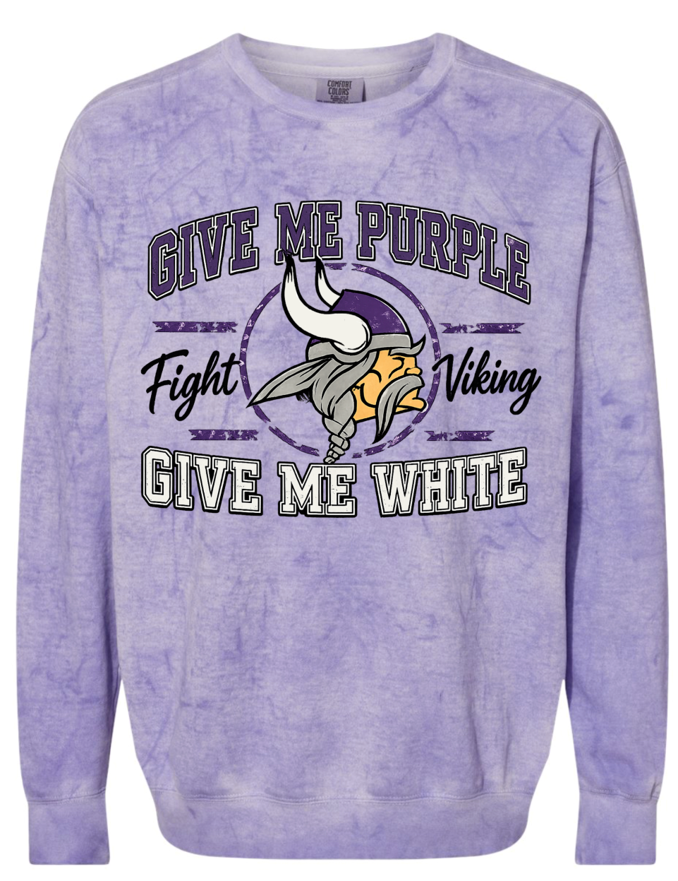 Crew Neck - Purple Smoke - Give Me Purple
