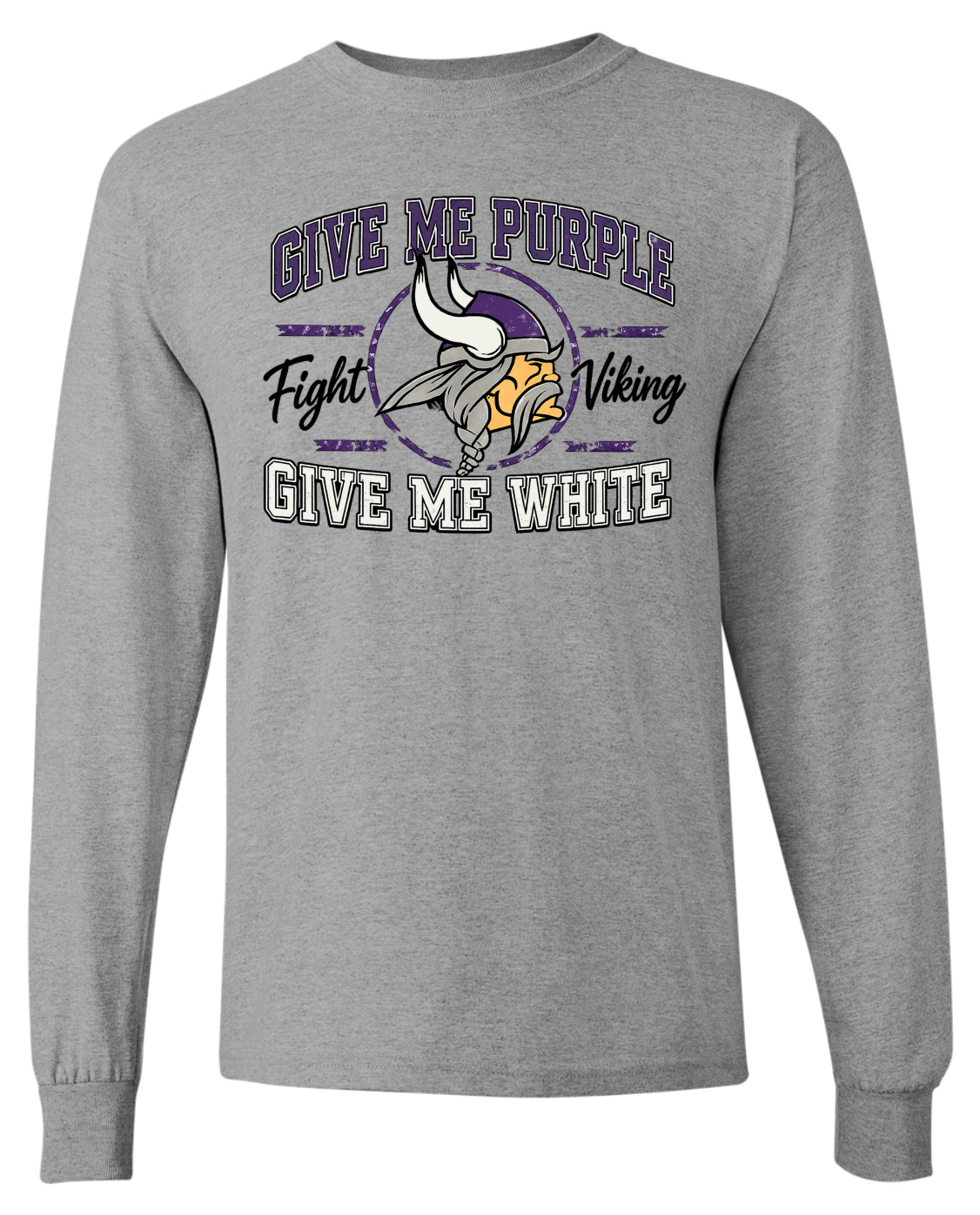 Long Sleeve - Sport Grey - Give Me Purple