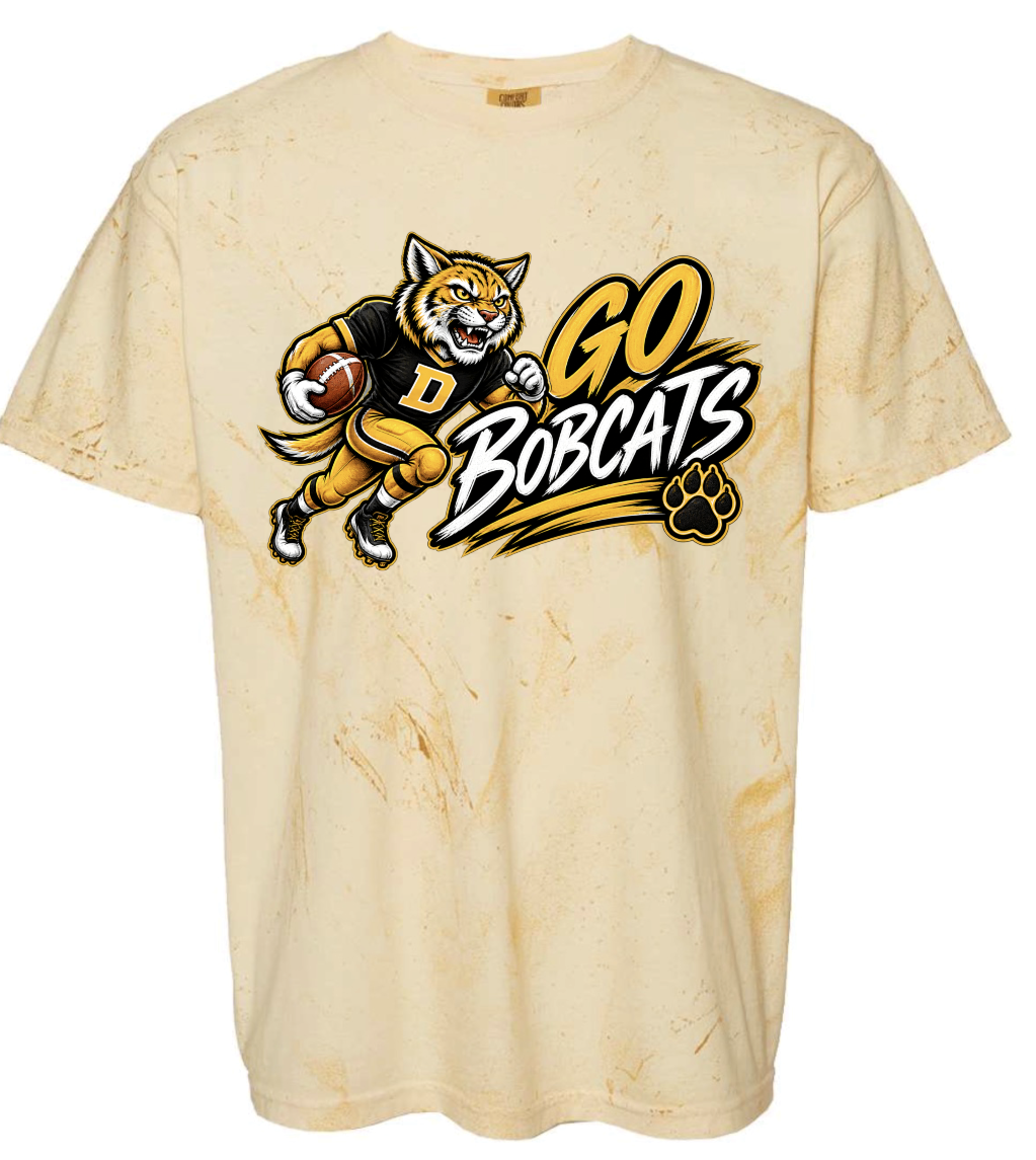 T-Shirt - Gold Smoke - Go Bobcats
