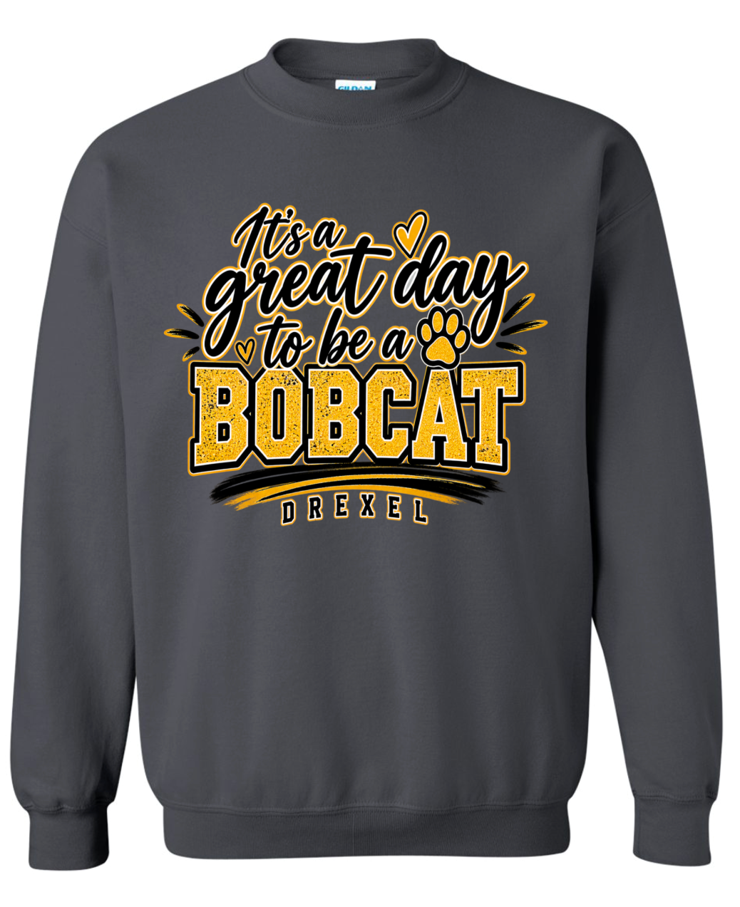 Crew Neck - Charcoal - Great Day