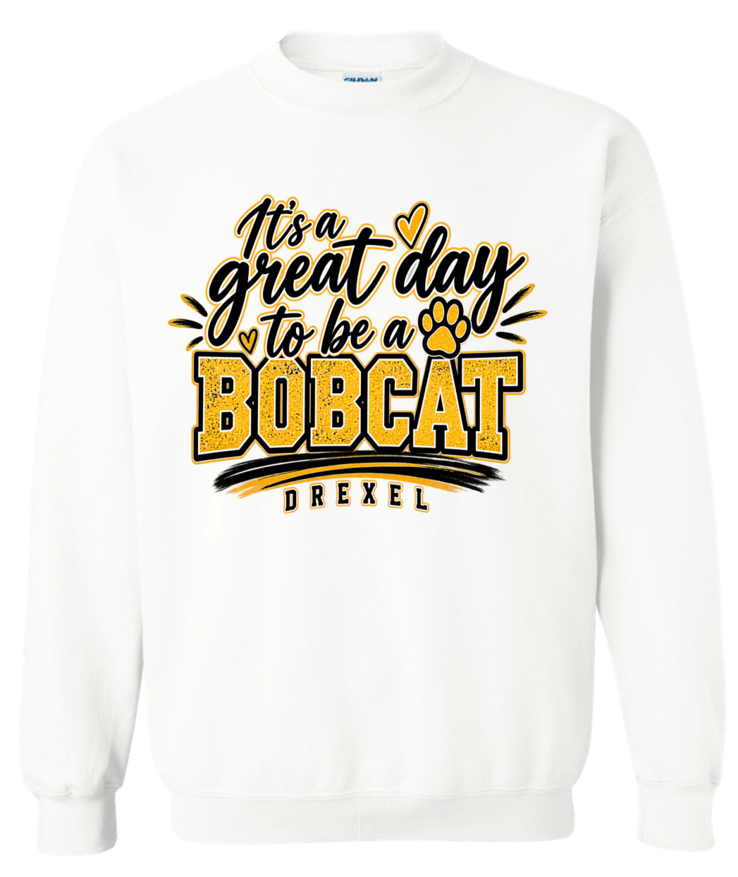Crew Neck - White - Great Day