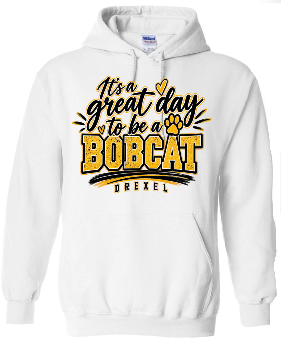 Hoodie - White - Great Day