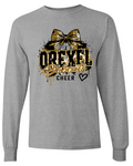 Long Sleeve - Sport Grey - Grunge Bow
