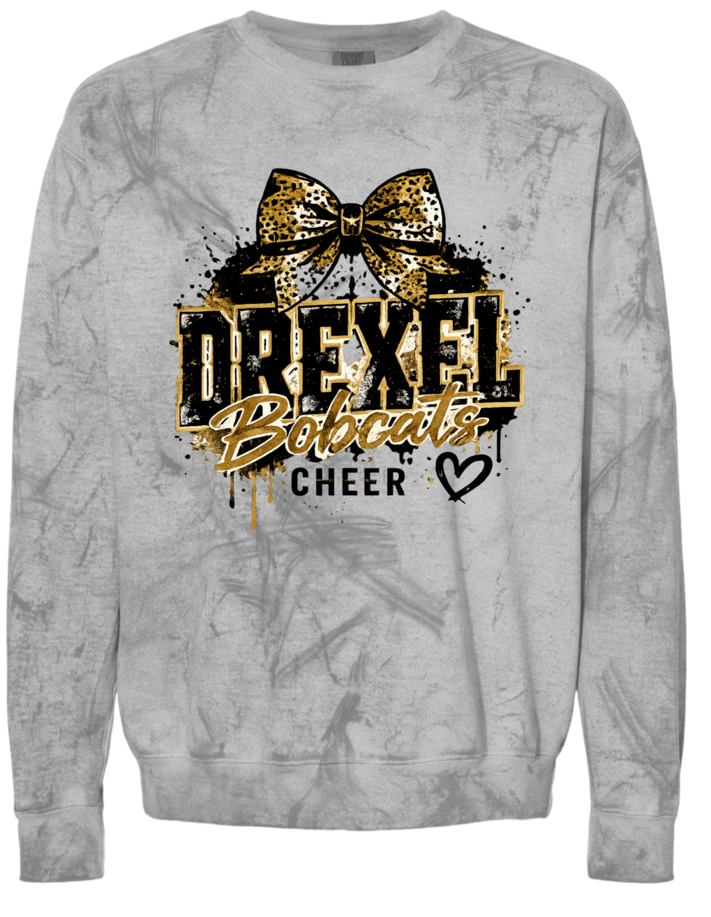 Crew Neck - Smoke - Grunge Bow