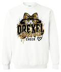 Crew Neck - White - Grunge Bow
