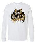 Long Sleeve - White - Grunge Bow