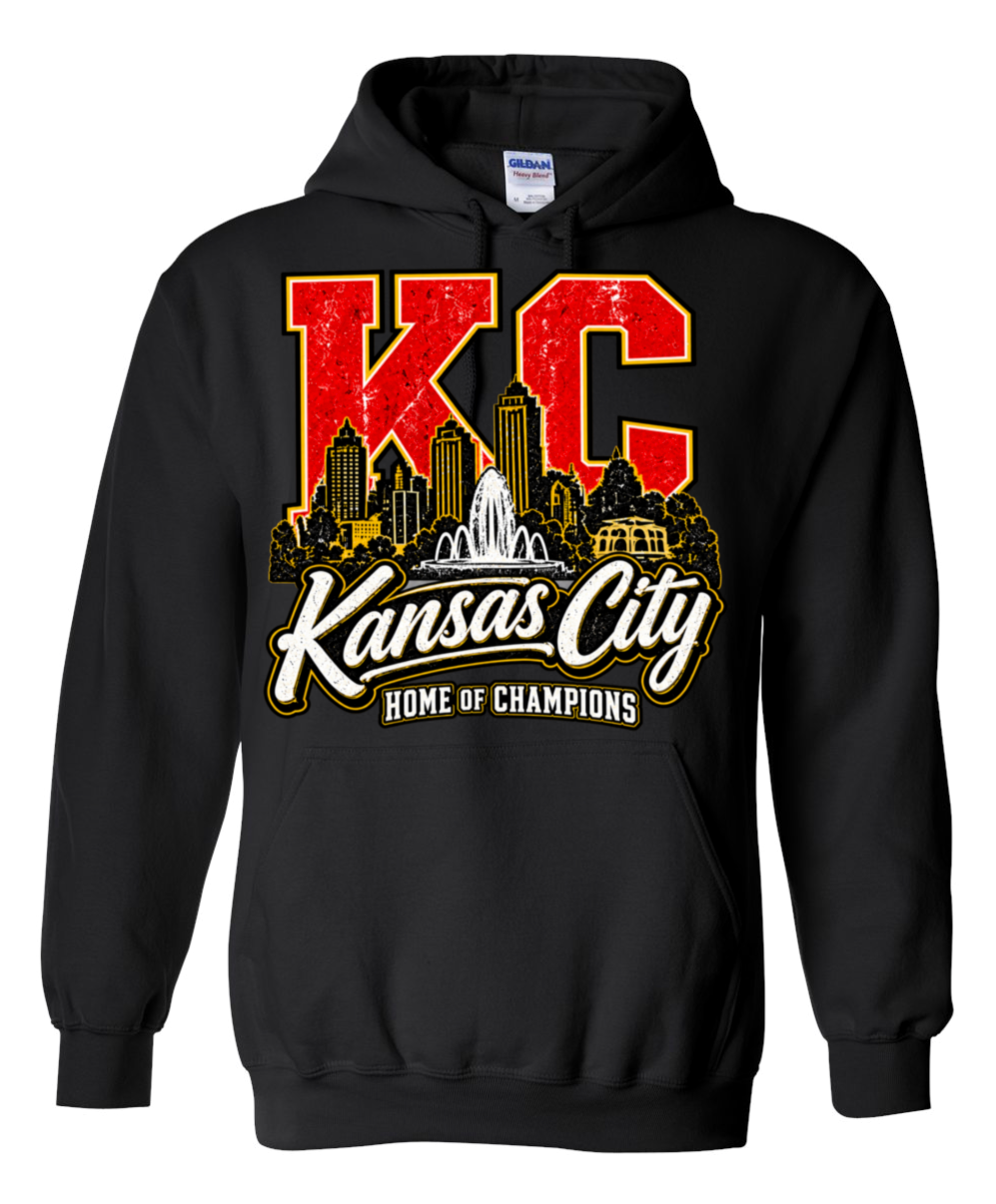 Hoodie - Black - Home of Champions