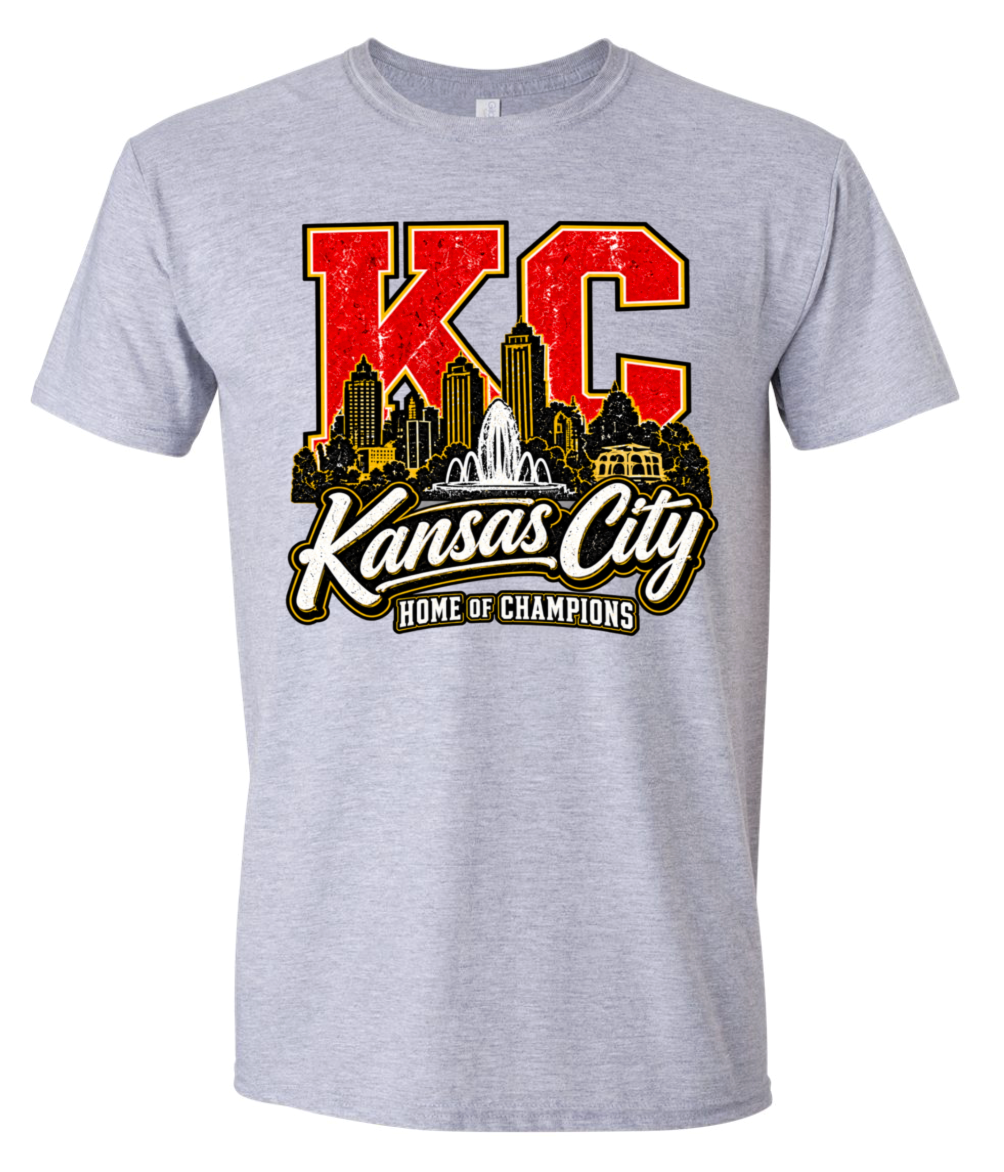T-Shirt - Sport Grey - Home of Champions
