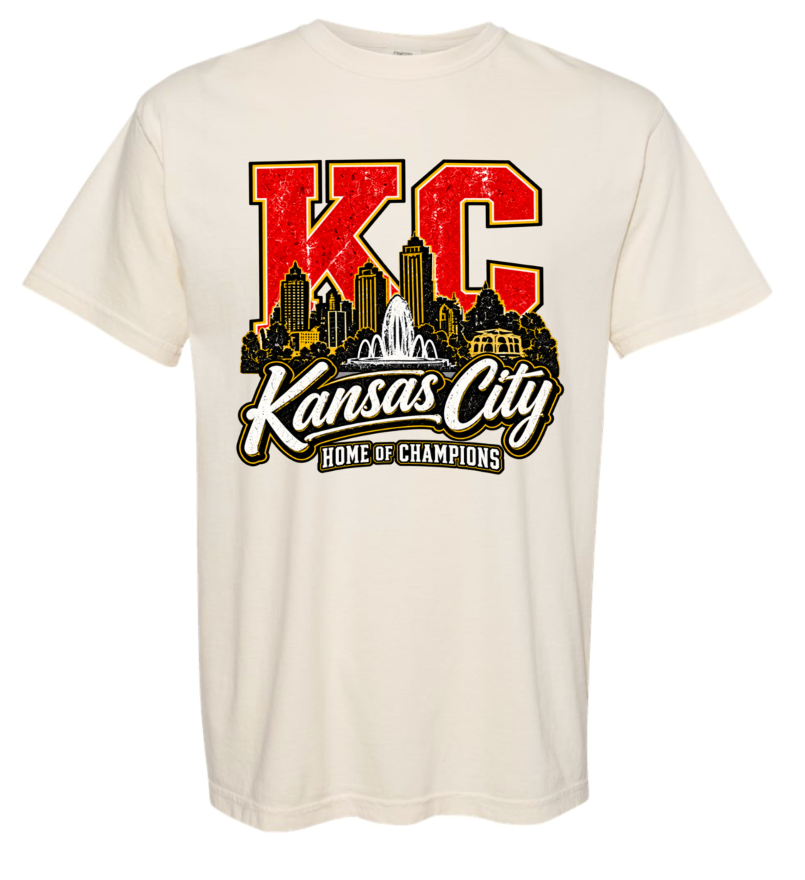 T-Shirt - Ivory - Home of Champions
