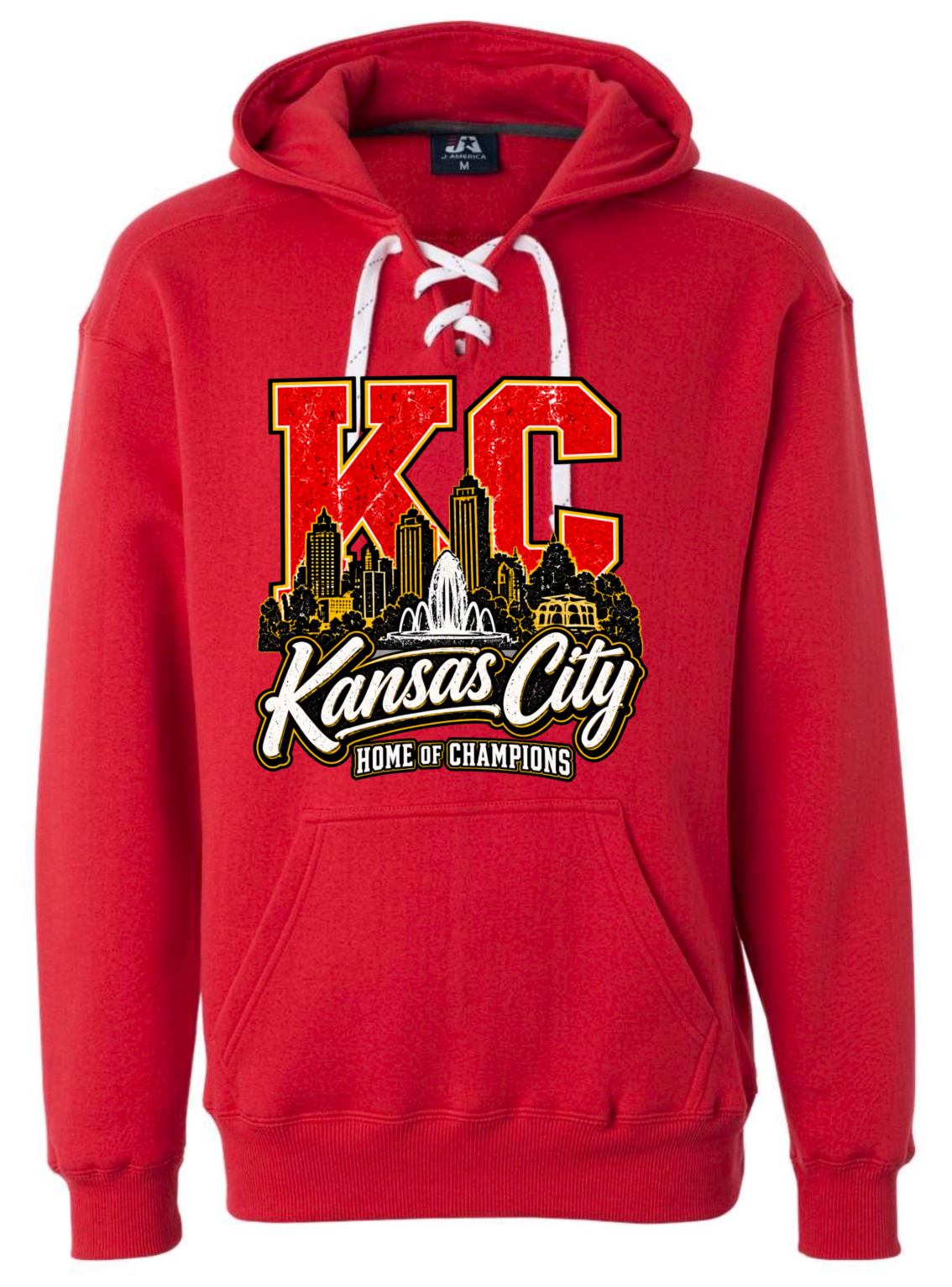 Hoodie lace - Red - Home of Champions