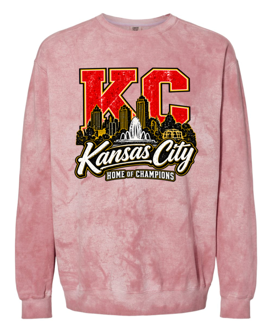 Crew Neck - Red Smoke - Home of Champions