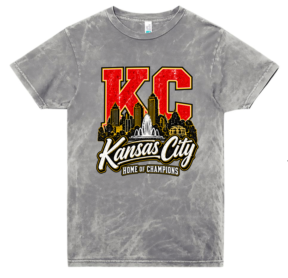 T-Shirt - Silver Acid - Home of Champions