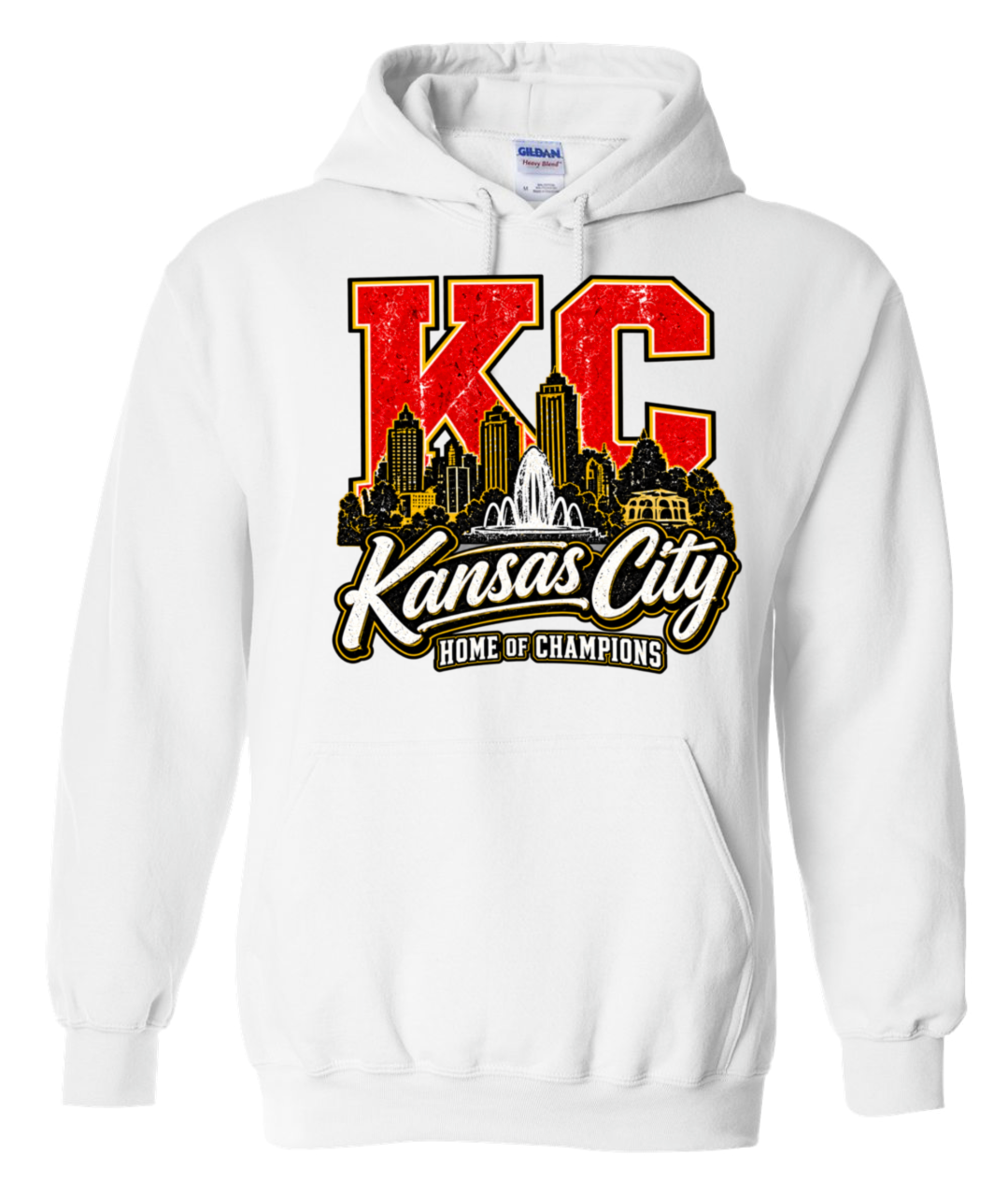 Hoodie - White - Home of Champions