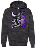 Hoodie - Black Camo - Half Viking