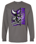 Long Sleeve - Charcoal - Half Viking