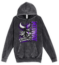 Hoodie - Charcoal Acid - Half Viking