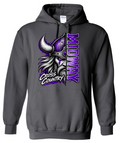 Hoodie - Charcoal - Half Viking