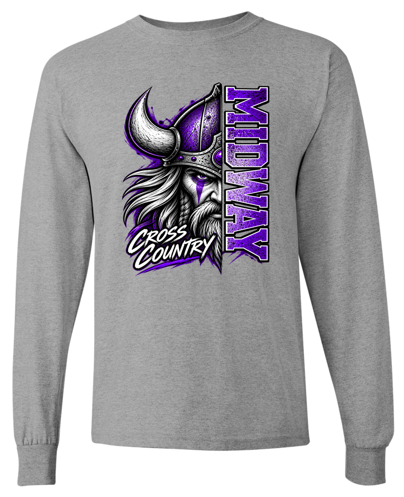 Long Sleeve - Sport Grey - Half Viking