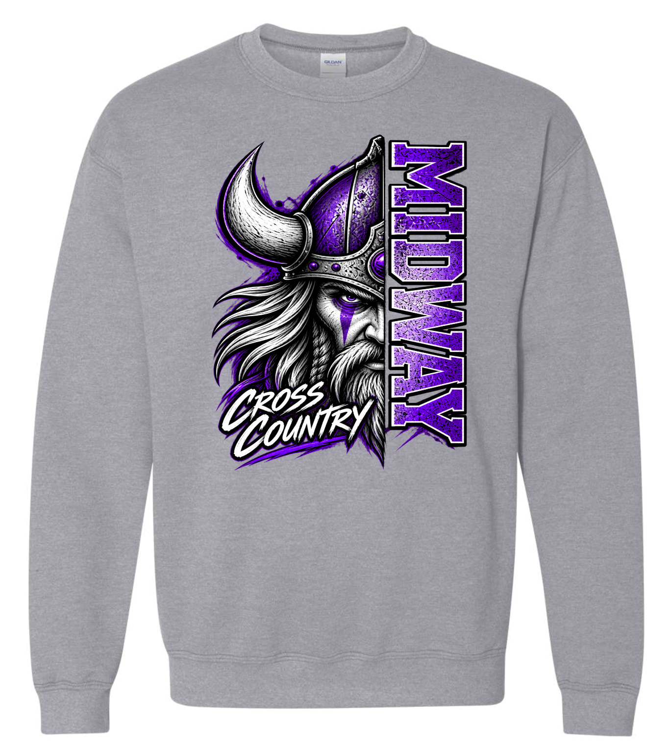 Crew Neck - Sport Grey - Half Viking