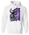 Hoodie - White - Half Viking