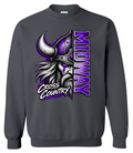 Crew Neck - Charcoal - Half Viking