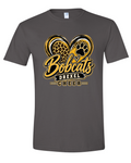 T-Shirt - Charcoal - Cheer Heart