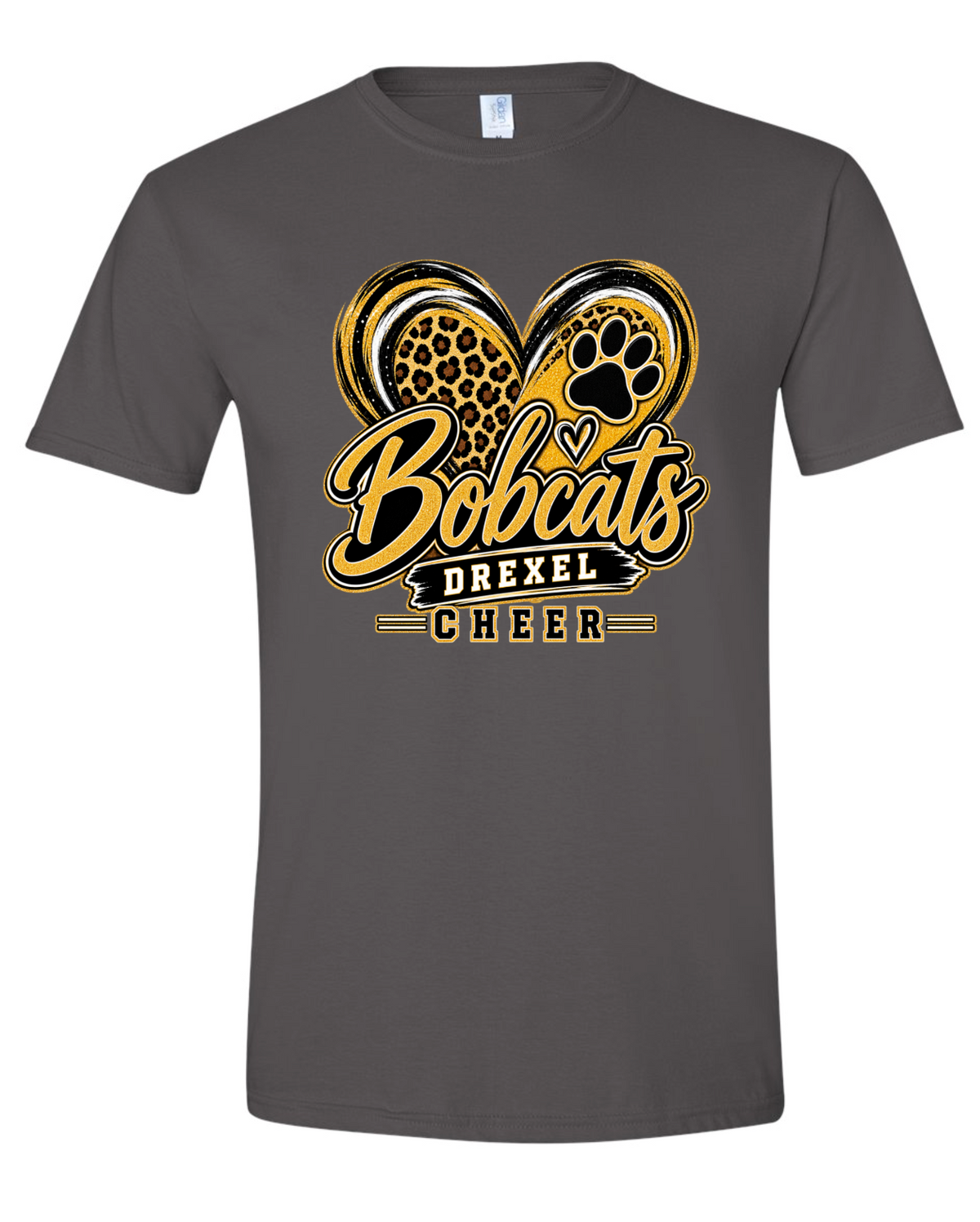 T-Shirt - Charcoal - Cheer Heart