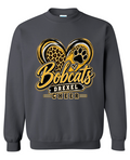Crew Neck - Charcoal - Cheer Heart