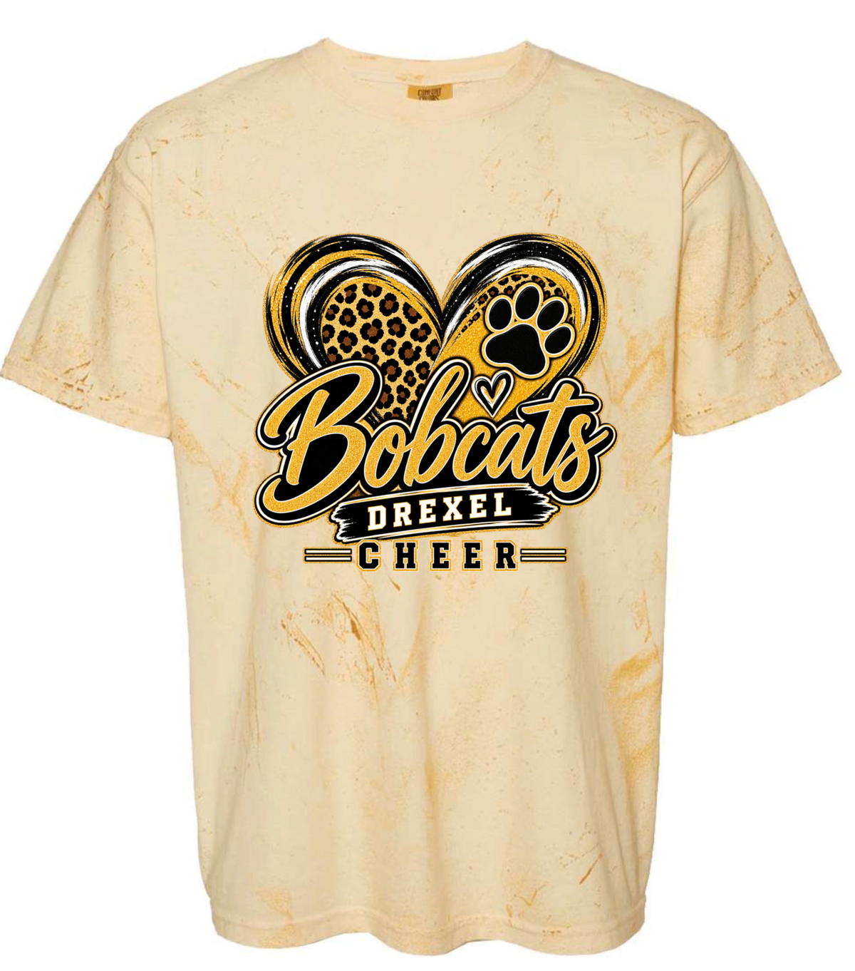 T-Shirt - Gold Smoke - Cheer Heart