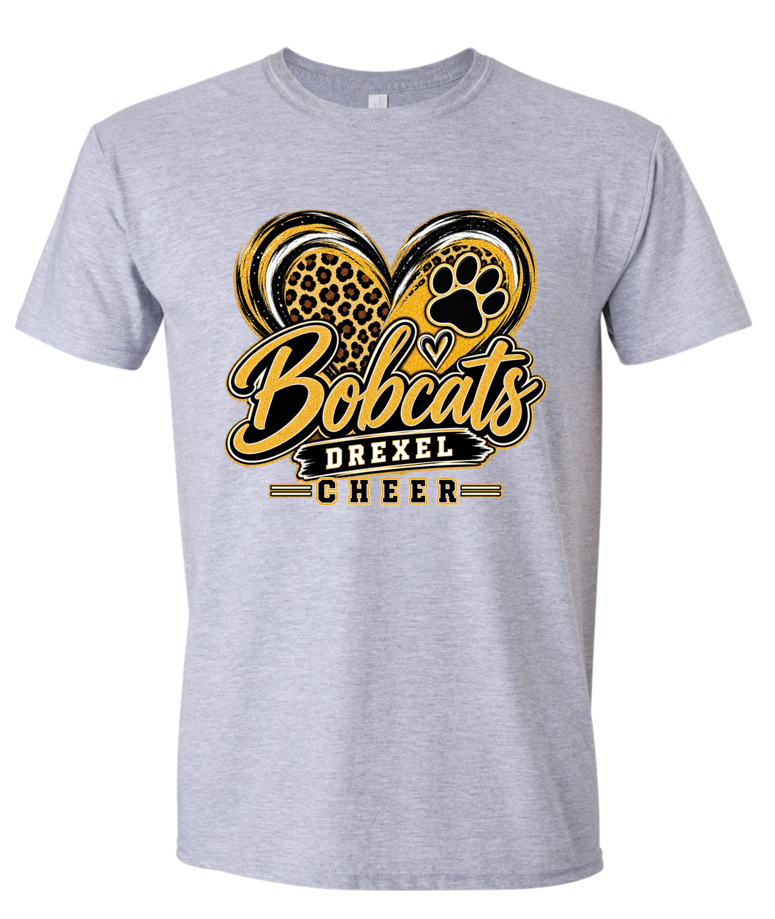 T-Shirt - Sport Grey - Cheer Heart