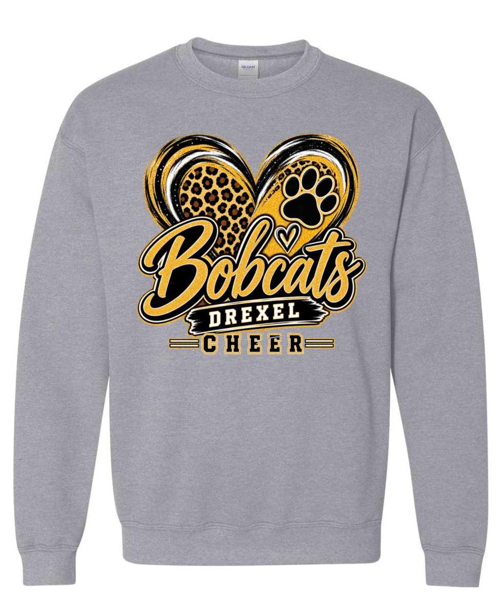 Crew Neck - Sport Grey - Cheer Heart
