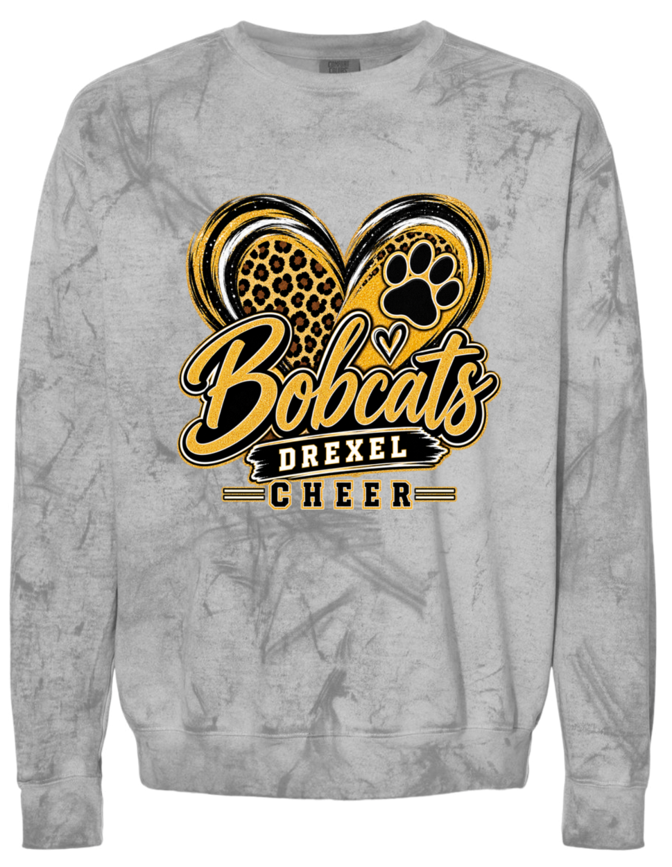 Crew Neck - Smoke - Cheer Heart